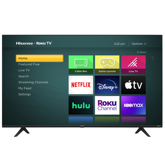 Walmart Hisense 65" Class 4K UHD LCD Roku Smart TV HDR R6 Series 65R6E4 offer