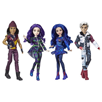 Walmart Disney Descendants Isle of the Lost Collection, Includes 4 Pack of Dolls offer