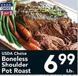 Eurofresh Market Usda choice boneless shoulder pot roast offer