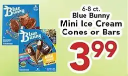 Eurofresh Market Blue Bunny Mini Ice Cream Cones or Bars offer