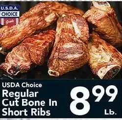 Eurofresh Market Usda Choice Regular Cut Bone In Short Ribs offer