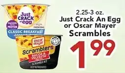 Eurofresh Market Just Crack An Egg or Oscar Mayer Scramblers offer