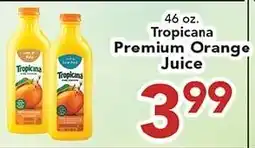 Eurofresh Market Tropicana premium orange juice offer