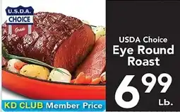 Eurofresh Market Usda Choice Eye Round Roast offer