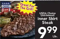 Eurofresh Market Usda choice untrimmed inner skirt steak offer