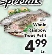 Eurofresh Market Fresh Whole Rainbow Trout Petit offer