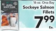 Eurofresh Market Orca Bay Sockeye Salmon Fillets offer