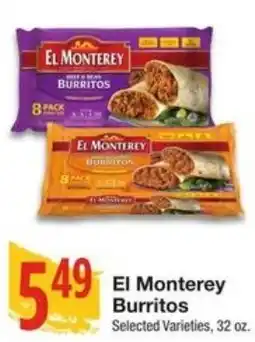 Amigos United El Monterey burritos offer