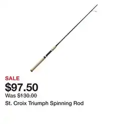 Dick's Sporting Goods St. Croix Triumph Spinning Rod offer