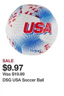 Dick's Sporting Goods DSG USA Soccer Ball offer