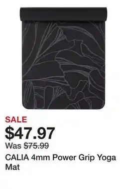 Dick's Sporting Goods CALIA 4mm Power Grip Yoga Mat offer