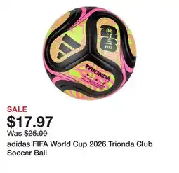 Dick's Sporting Goods adidas FIFA World Cup 2026 Trionda Club Soccer Ball offer