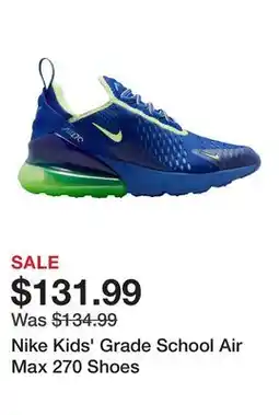 Dick's Sporting Goods Nike Kids' Grade School Air Max 270 Shoes offer