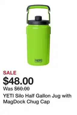 Dick's Sporting Goods YETI Silo Half Gallon Jug with MagDock Chug Cap offer