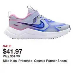 Dick's Sporting Goods Nike Kids' Preschool Cosmic Runner Shoes offer