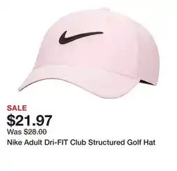 Dick's Sporting Goods Nike Adult Dri-FIT Club Structured Golf Hat offer