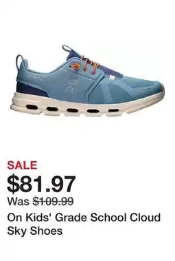 Dick's Sporting Goods On Kids' Grade School Cloud Sky Shoes offer