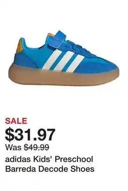Dick's Sporting Goods adidas Kids' Preschool Barreda Decode Shoes offer