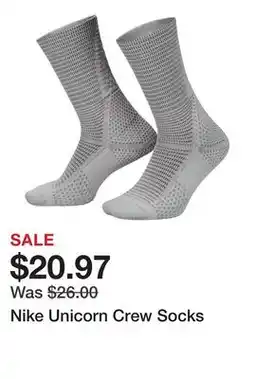 Dick's Sporting Goods Nike Unicorn Crew Socks offer
