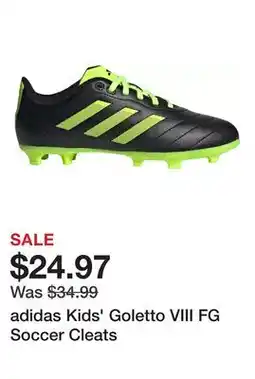Dick's Sporting Goods adidas Kids' Goletto VIII FG Soccer Cleats offer