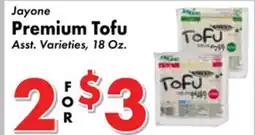 Valley Marketplace Jayone Premium Tofu offer