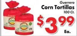 Valley Marketplace Guerrero Corn Tortillas offer