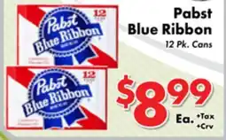 Valley Marketplace Pabst Blue Ribbon offer