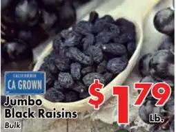 Valley Marketplace Jumbo Black Raisins offer