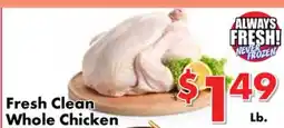 Valley Marketplace Fresh Clean Whole Chicken offer