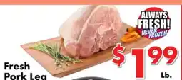 Valley Marketplace Fresh Pork Leg offer