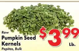 Valley Marketplace Raw Pumpkin Seed Kernels offer