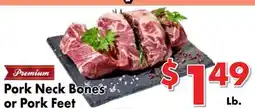 Valley Marketplace Pork Neck Bones or Pork Feet offer