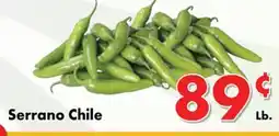Valley Marketplace Serrano Chile offer