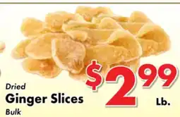 Valley Marketplace Ginger Slices offer