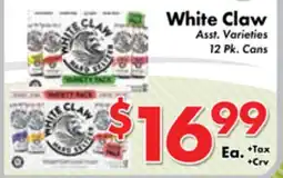 Valley Marketplace White Claw offer