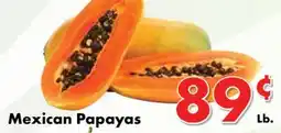 Valley Marketplace Mexican Papayas offer