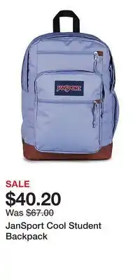 Kohl's JanSport Cool Student Backpack offer