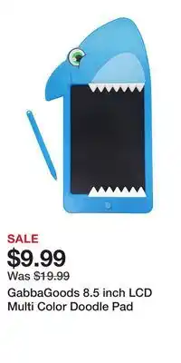 Kohl's GabbaGoods 8.5 inch LCD Multi Color Doodle Pad offer