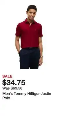 Kohl's Men's Tommy Hilfiger Justin Polo offer
