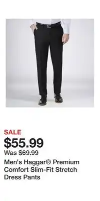 Kohl's Men's Haggar Premium Comfort Slim-Fit Stretch Dress Pants offer