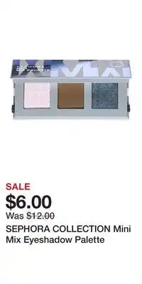 Kohl's SEPHORA COLLECTION Mini Mix Eyeshadow Palette offer