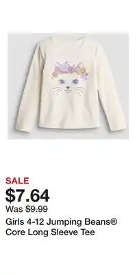 Kohl's Girls 4-12 Jumping Beans Core Long Sleeve Tee offer