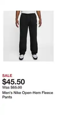 Kohl's Men's Nike Open-Hem Fleece Pants offer