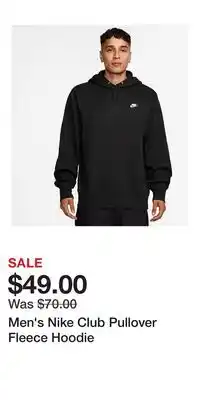 Kohl's Men's Nike Club Pullover Fleece Hoodie offer