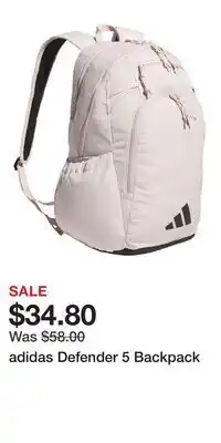 Kohl's adidas Defender 5 Backpack offer