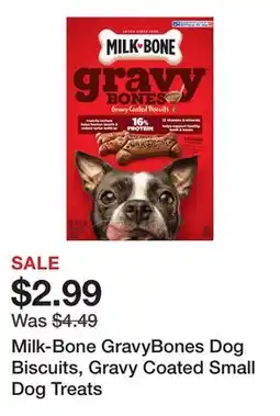 Petsmart Milk-Bone GravyBones Dog Biscuits, Gravy Coated Small Dog Treats offer