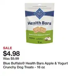 Petsmart Blue Buffalo Health Bars Apple & Yogurt Crunchy Dog Treats - 16 oz offer