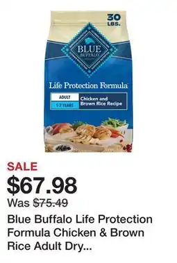 Petsmart Blue Buffalo Life Protection Formula Chicken & Brown Rice Adult Dry Dog Food offer