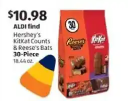 Aldi Hershey's Kitkat Counts & Reese's Bats 30-Piece offer