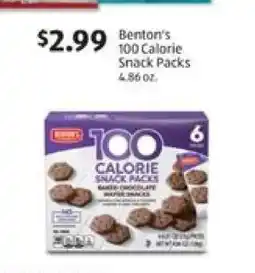 Aldi Benton's 100 Calorie Snack Packs offer
